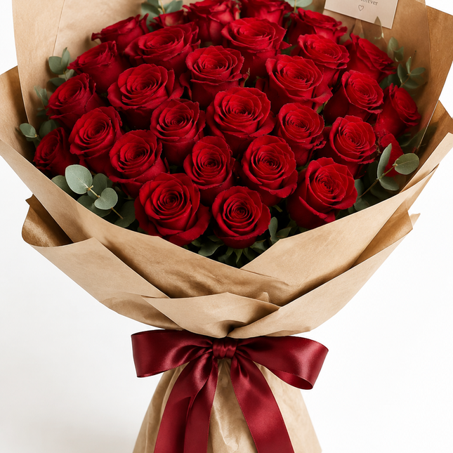 Buchet 31 trandafiri rosii