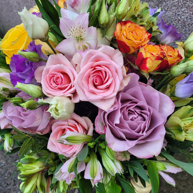 Buchet colorat