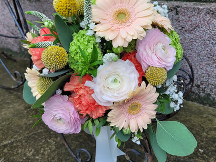 Buchet de mireasa cu germini