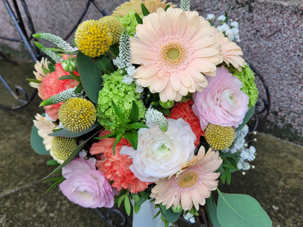 Buchet de mireasa cu germini