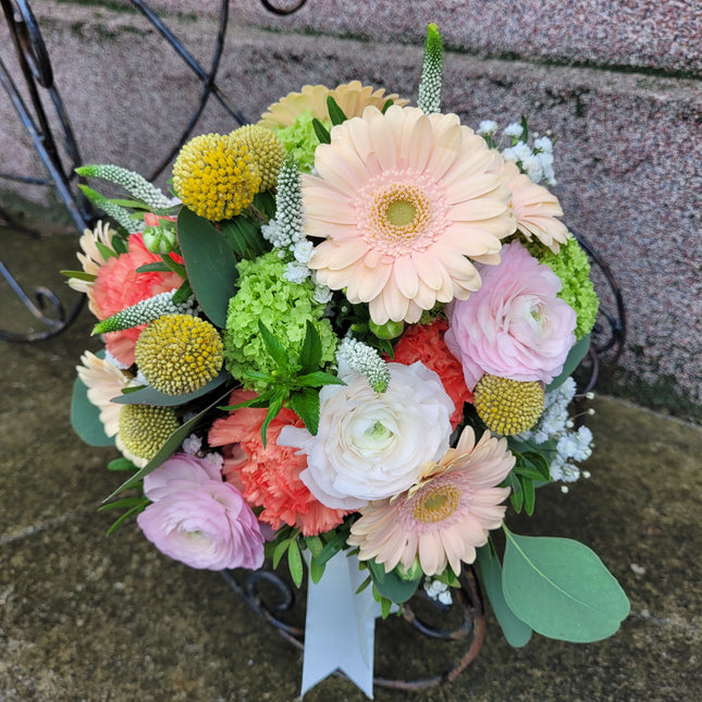 Buchet de mireasa cu germini