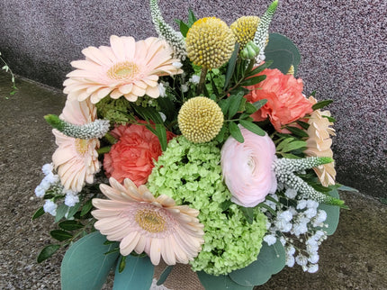 Buchet de mireasa cu germini
