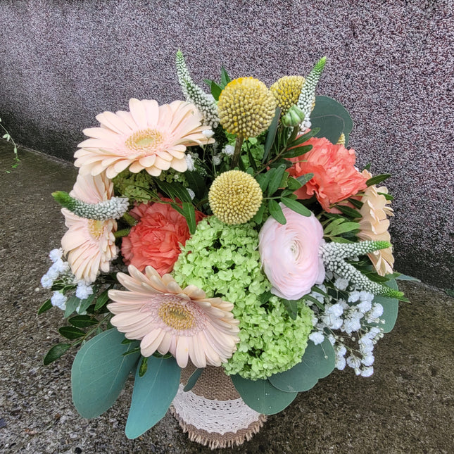 Buchet de mireasa cu germini