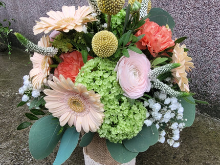 Buchet de mireasa cu germini