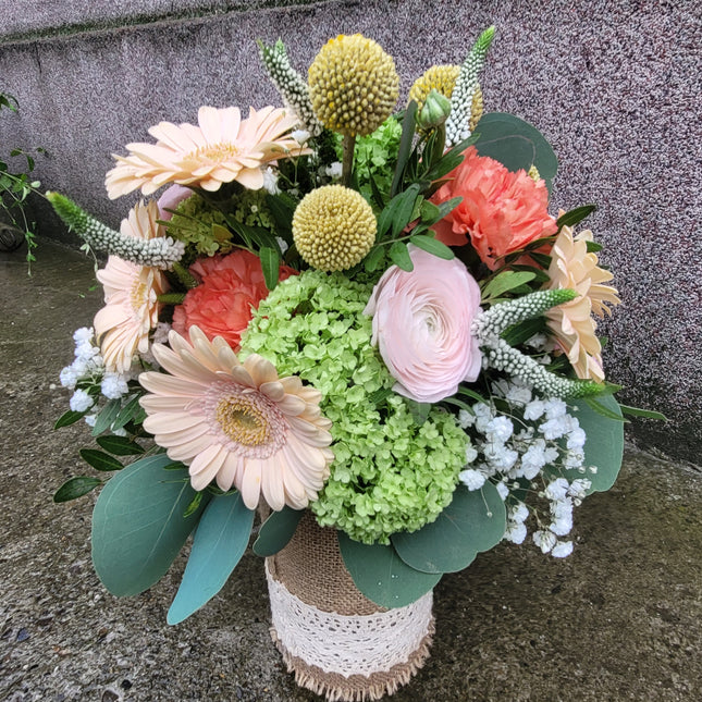 Buchet de mireasa cu germini