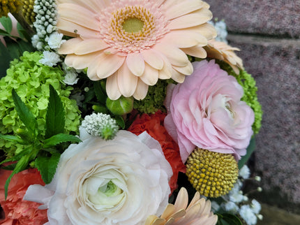 Buchet de mireasa cu germini