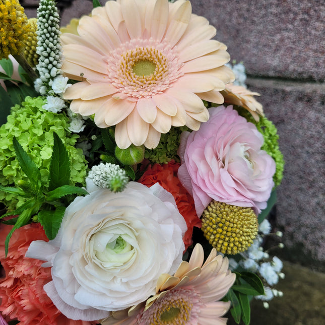 Buchet de mireasa cu germini