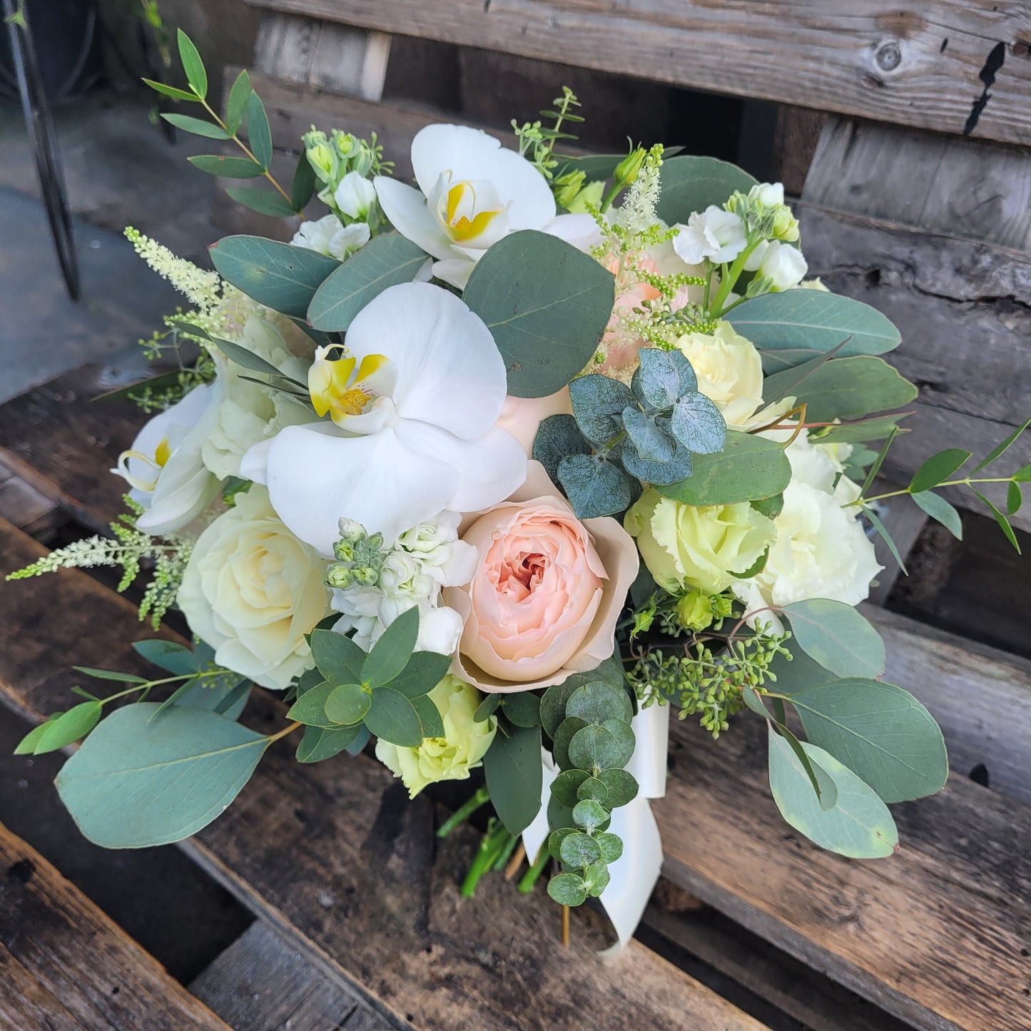 Buchet de mireasa David Austin