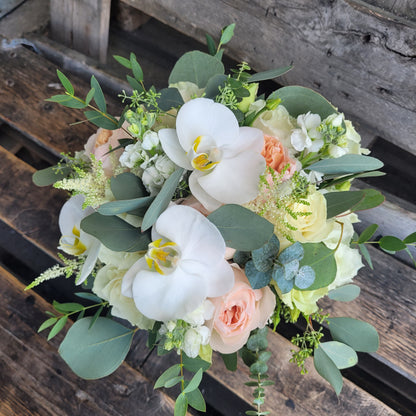 Buchet de mireasa David Austin