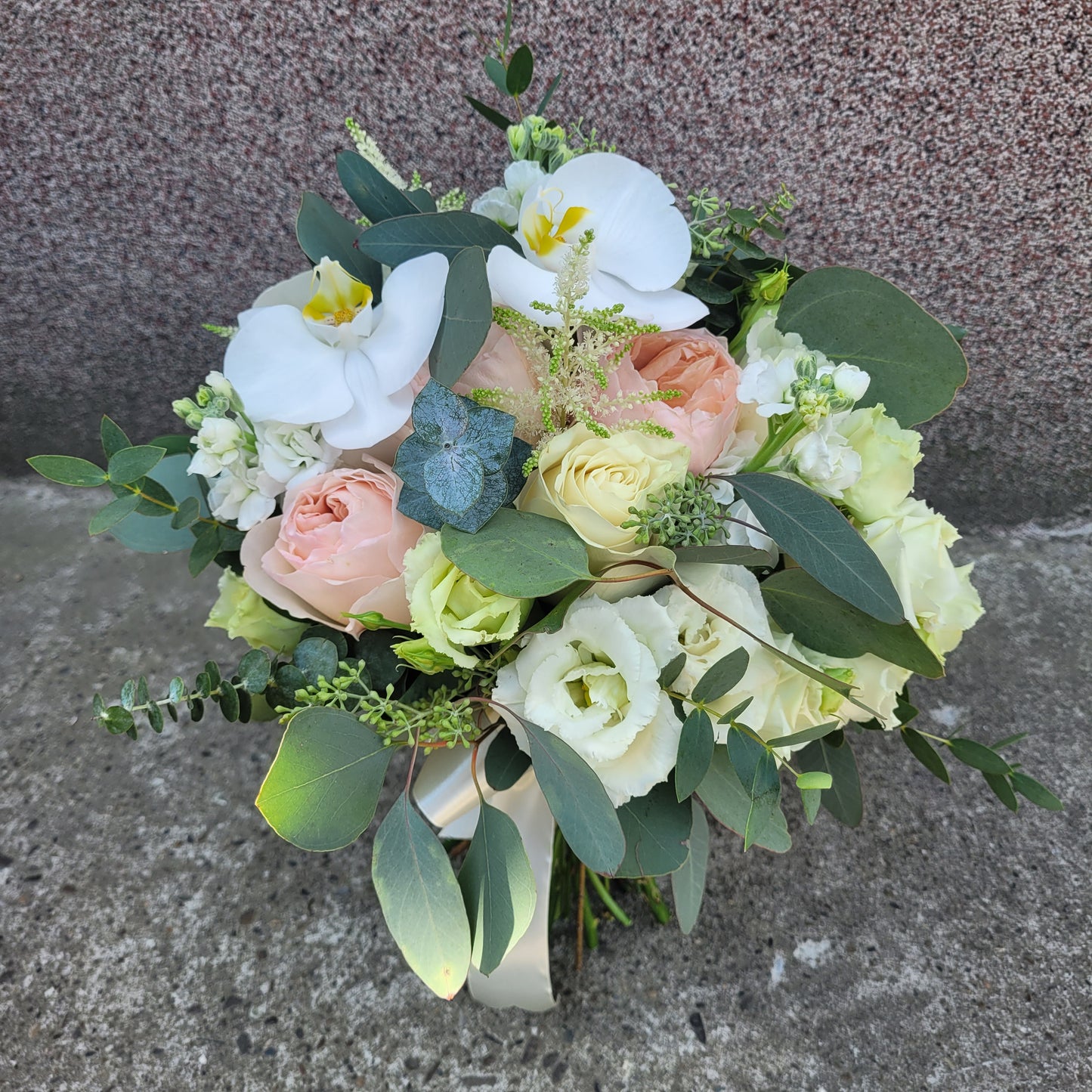 Buchet de mireasa David Austin