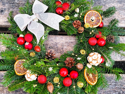 Coronita de Craciun cu funda