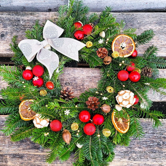 Coronita de Craciun cu funda