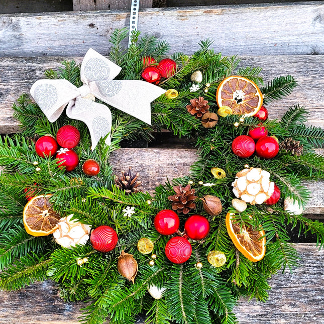 Coronita de Craciun cu funda