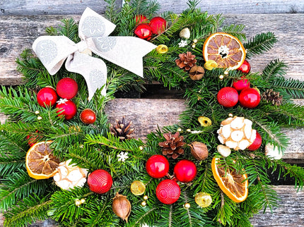 Coronita de Craciun cu funda