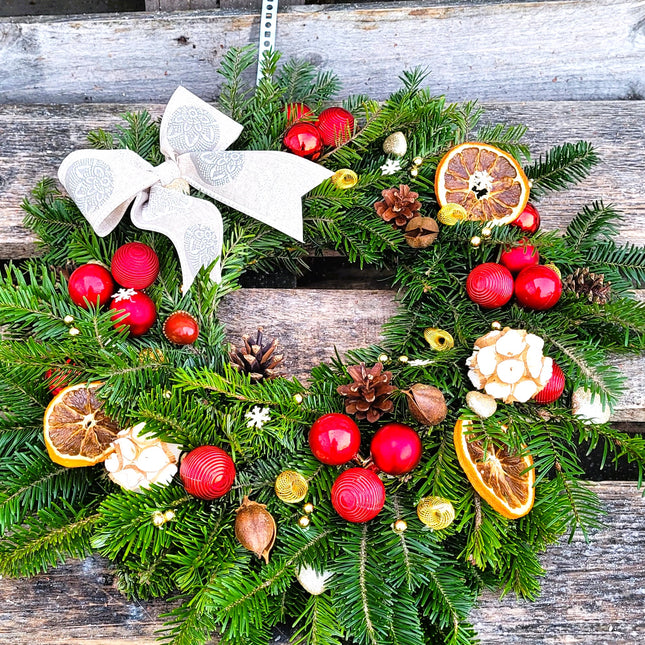 Coronita de Craciun cu funda