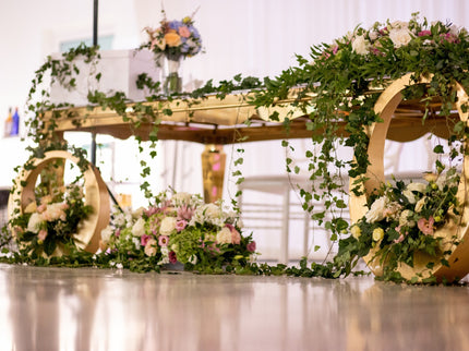 Decor floral prezidiu Romantic Garden