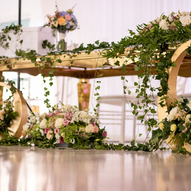 Decor floral prezidiu Romantic Garden