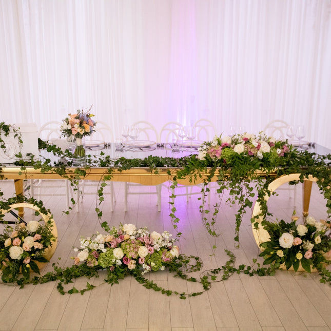 Decor floral prezidiu Romantic Garden