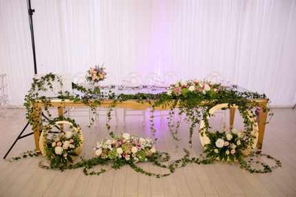 Decor floral prezidiu Romantic Garden